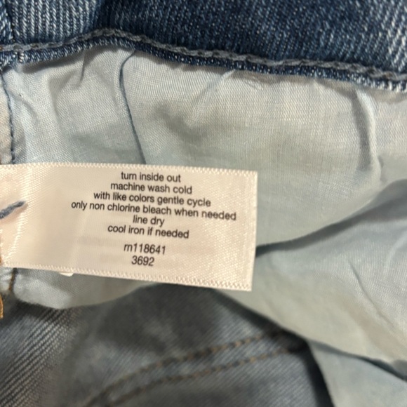 Lane Bryant Mid-Rise Boyfriend Distressed Plaid Patchwork Magic Waist Jeans 20 - Picture 10 of 10